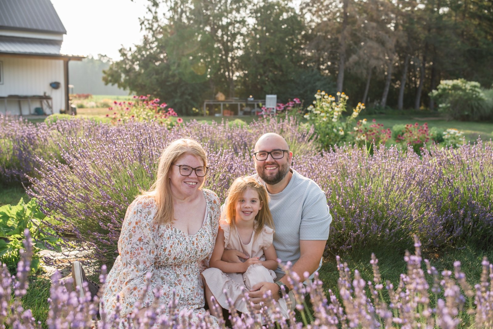 Ryan Lush with his wife Keri and daughter Marleigh